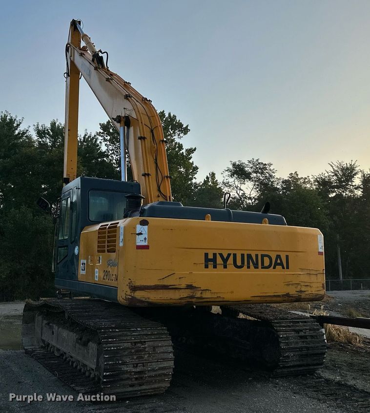 image for item DS2169 2008 Hyundai Robex 290LC-7A  long reach excavator