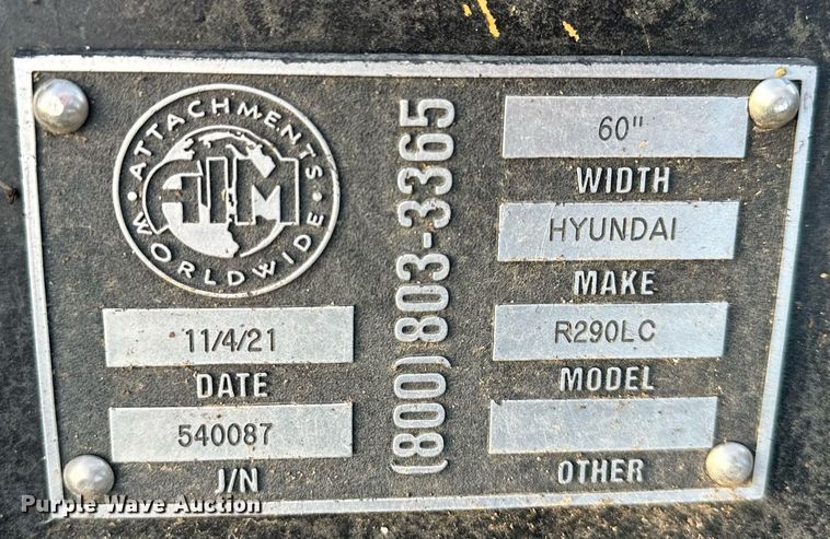 image for item DS2169 2008 Hyundai Robex 290LC-7A  long reach excavator