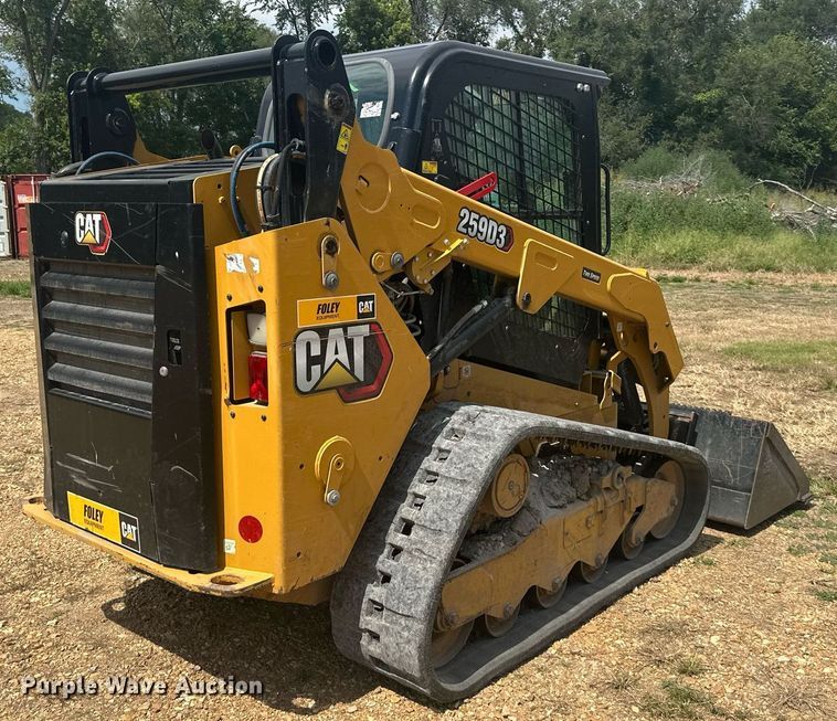 image for item DS2188 2020 Caterpillar 259D3  tracked skid steer loader