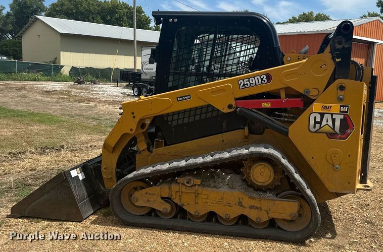 image for item DS2188 2020 Caterpillar 259D3  tracked skid steer loader