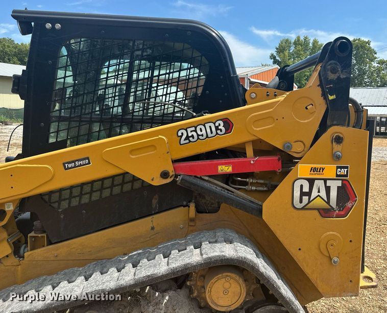 image for item DS2188 2020 Caterpillar 259D3  tracked skid steer loader