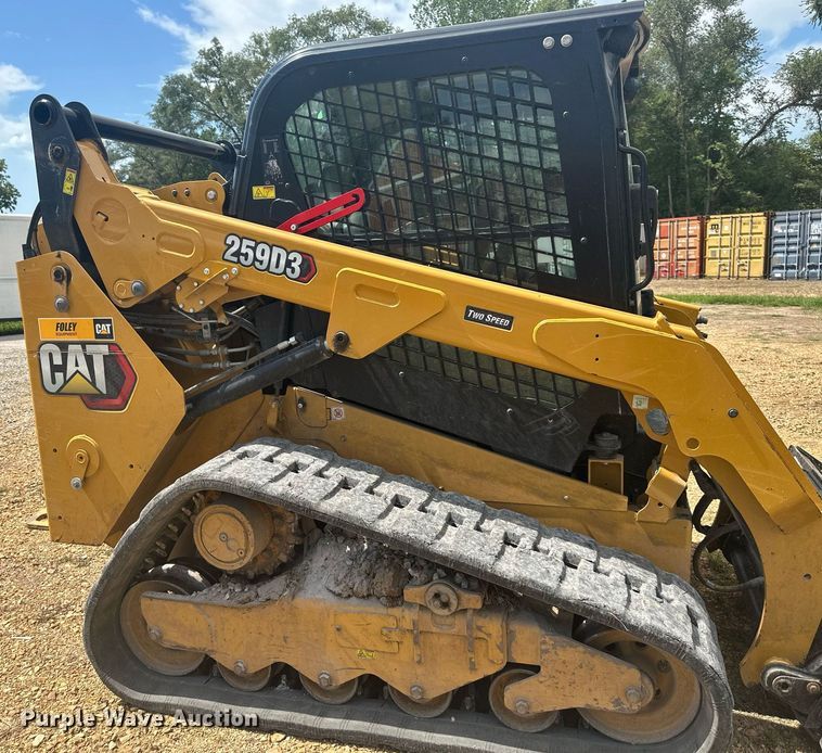 image for item DS2188 2020 Caterpillar 259D3  tracked skid steer loader