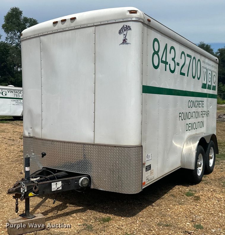 image for item DS2189 2017 Atlas Specialty Products  enclosed cargo trailer