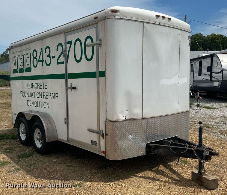 image for item DS2189 2017 Atlas Specialty Products  enclosed cargo trailer