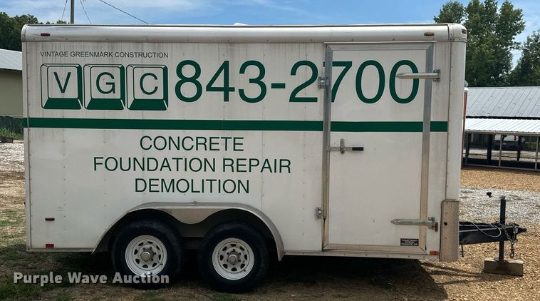 image for item DS2189 2017 Atlas Specialty Products  enclosed cargo trailer