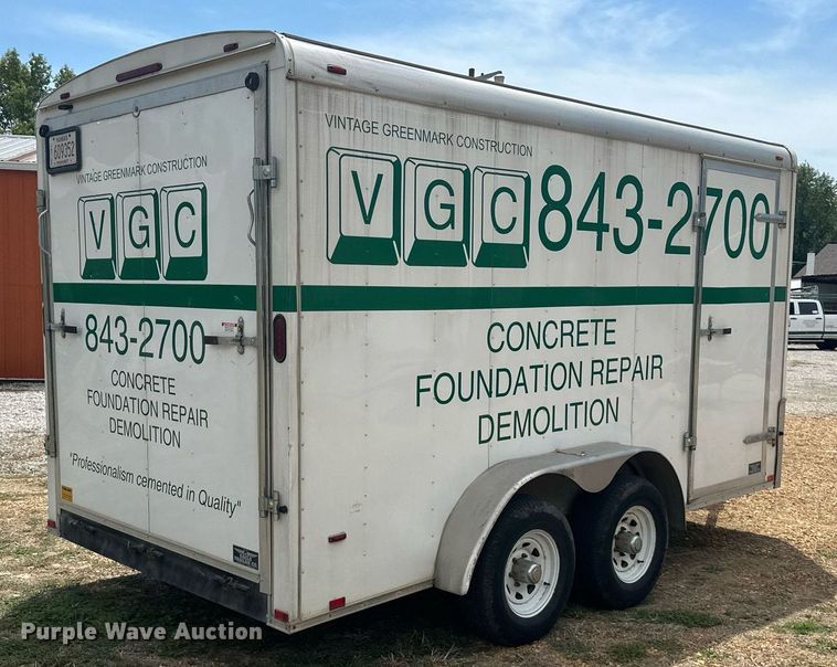 image for item DS2189 2017 Atlas Specialty Products  enclosed cargo trailer