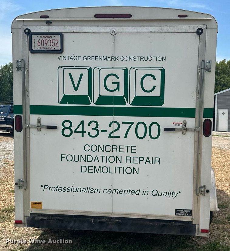 image for item DS2189 2017 Atlas Specialty Products  enclosed cargo trailer