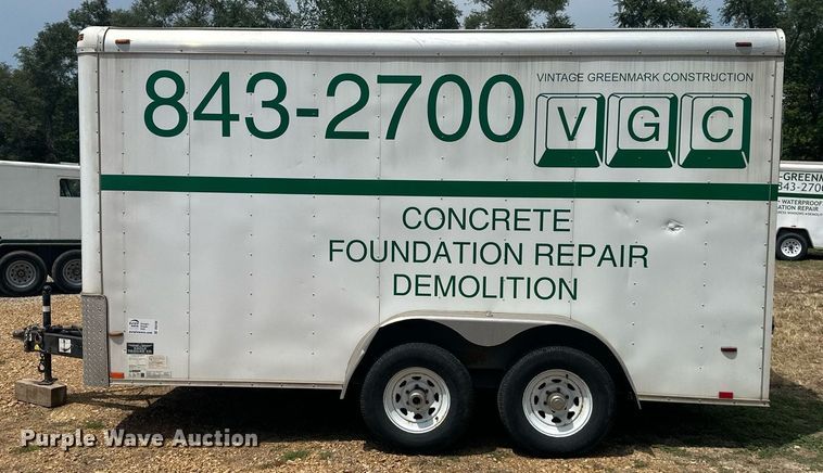 image for item DS2189 2017 Atlas Specialty Products  enclosed cargo trailer