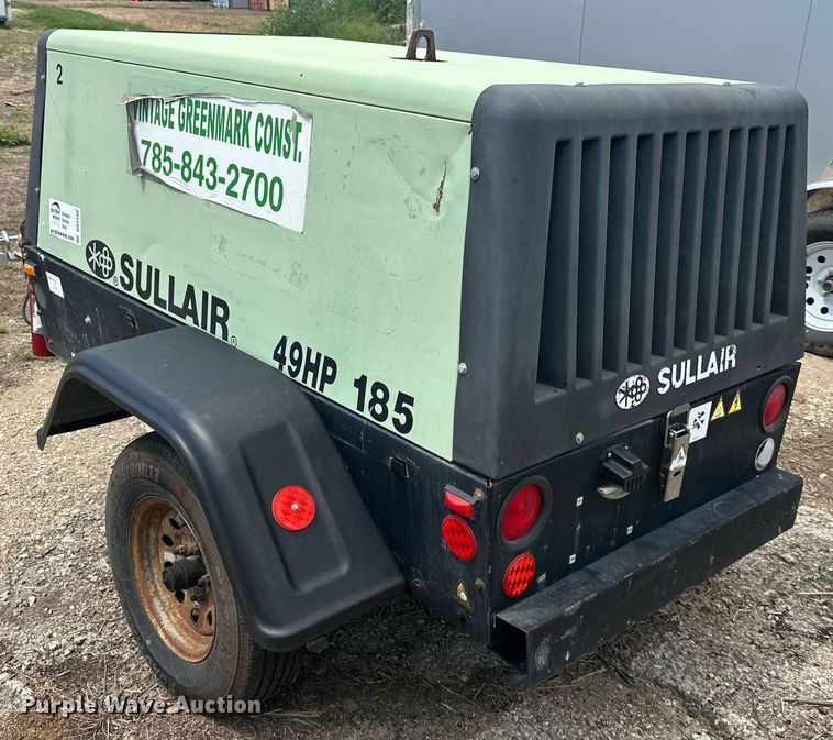 image for item DS2190 Sullair 185  air compressor