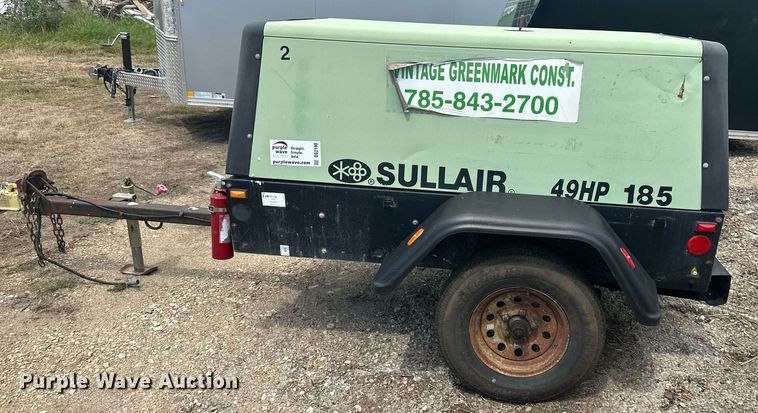 image for item DS2190 Sullair 185  air compressor