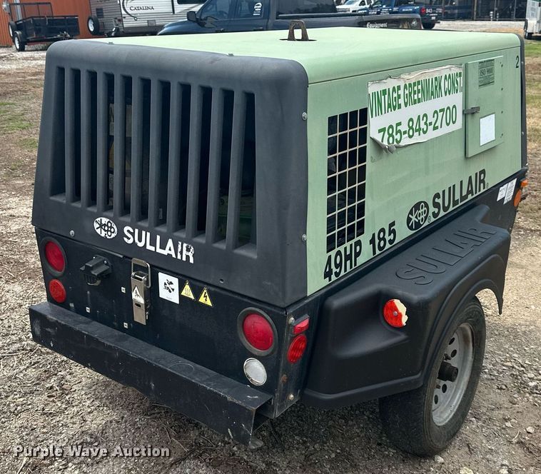 image for item DS2190 Sullair 185  air compressor
