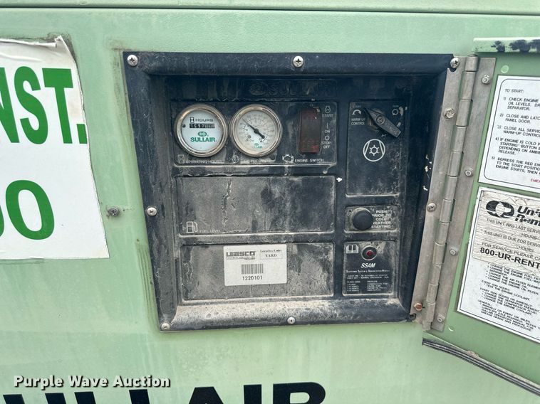 image for item DS2190 Sullair 185  air compressor