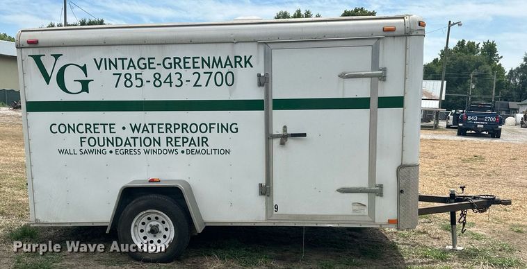 image for item DS2192 2012 Atlas Specialty Products  enclosed cargo trailer