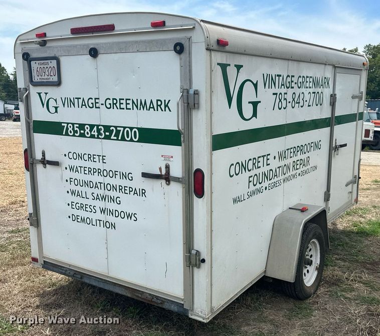 image for item DS2192 2012 Atlas Specialty Products  enclosed cargo trailer