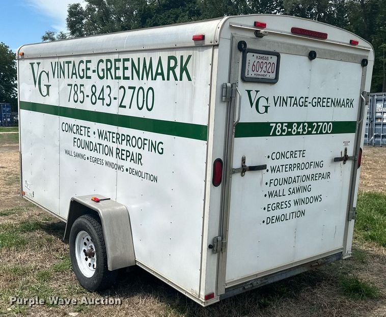 image for item DS2192 2012 Atlas Specialty Products  enclosed cargo trailer