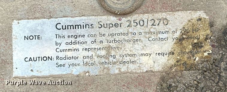 image for item KM9822 1973 International F5070  water truck