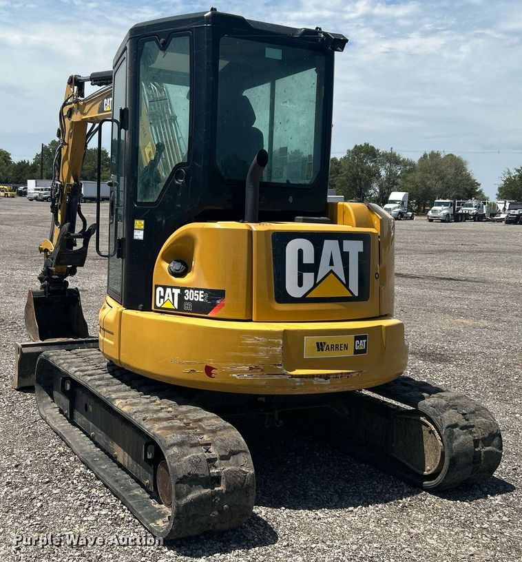 image for item KW9106 2020 Caterpillar 305E2 CR  mini excavator