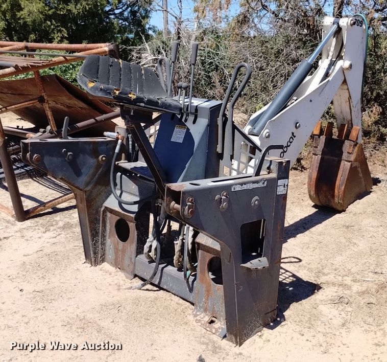 image for item LP9667 Bobcat 709  skid steer backhoe