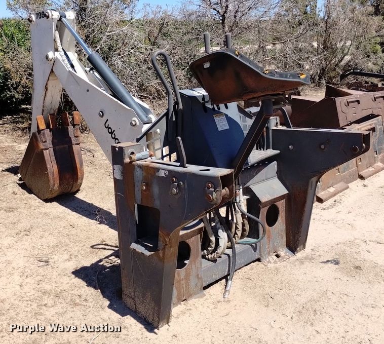 image for item LP9667 Bobcat 709  skid steer backhoe