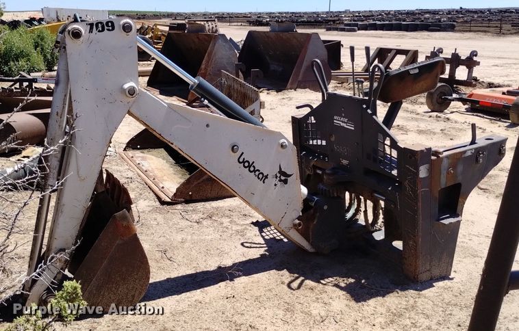 image for item LP9667 Bobcat 709  skid steer backhoe