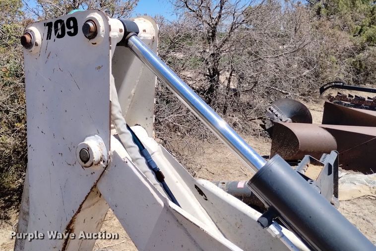 image for item LP9667 Bobcat 709  skid steer backhoe