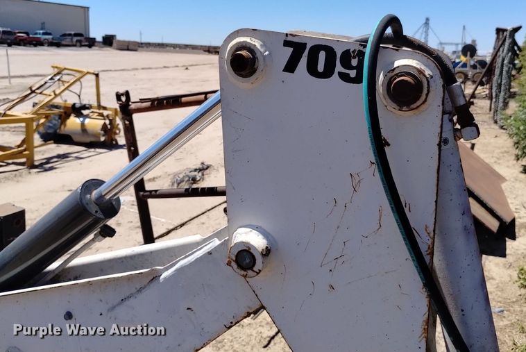 image for item LP9667 Bobcat 709  skid steer backhoe