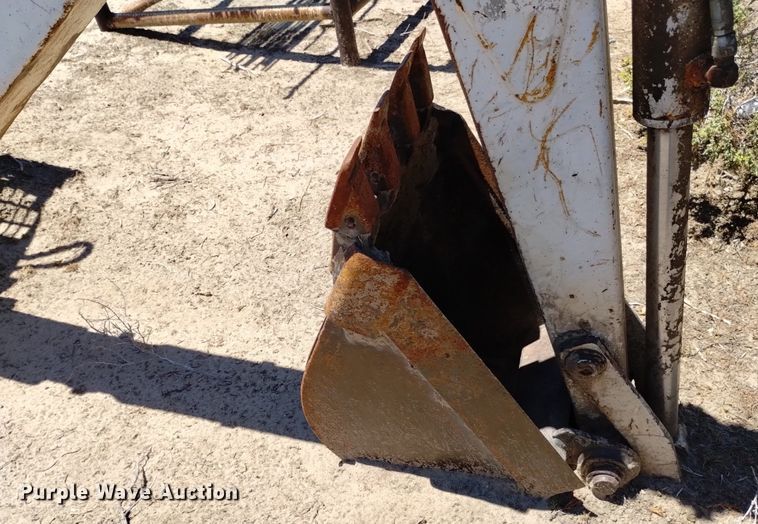 image for item LP9667 Bobcat 709  skid steer backhoe