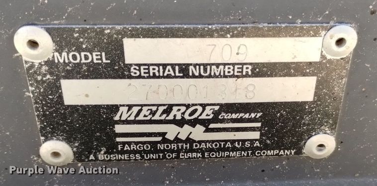 image for item LP9667 Bobcat 709  skid steer backhoe