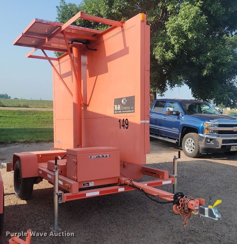 image for item LQ9094 K&K Systems  message board trailer