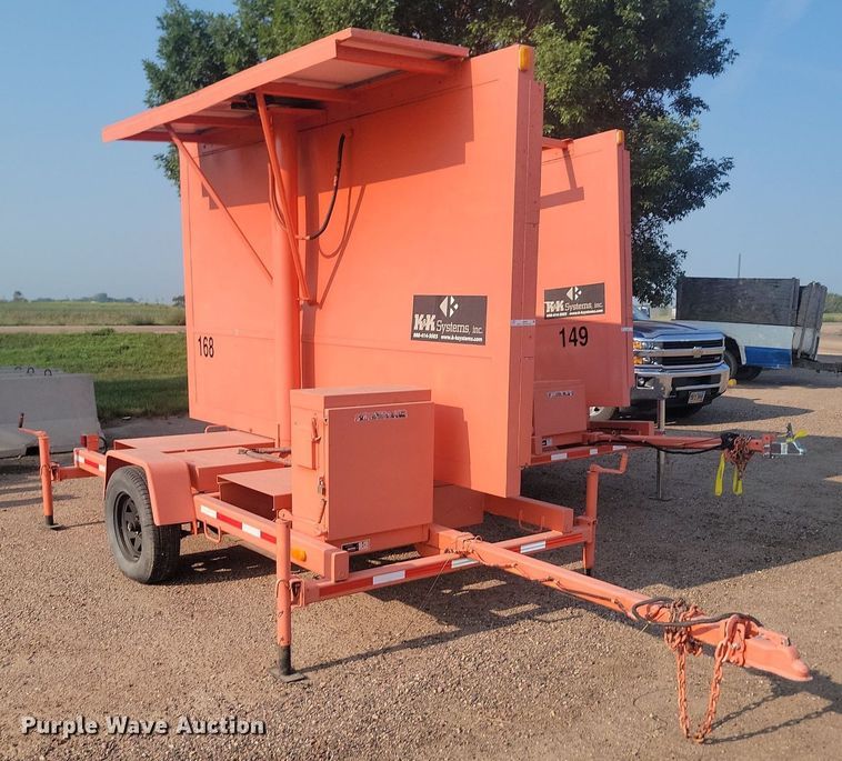 image for item LQ9095 K&K Systems  message board trailer