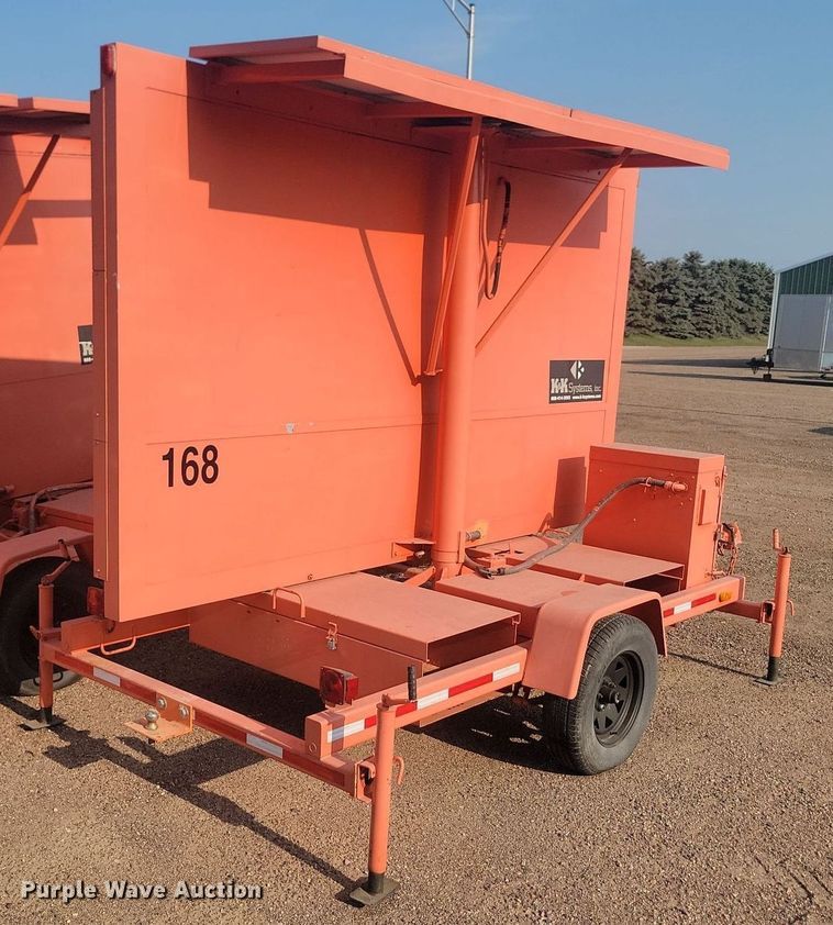 image for item LQ9095 K&K Systems  message board trailer