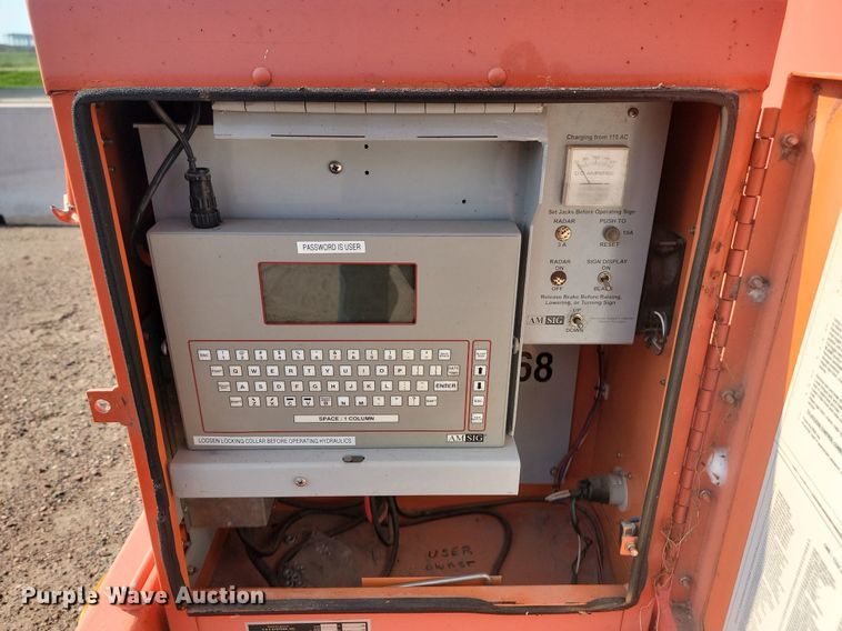 image for item LQ9095 K&K Systems  message board trailer