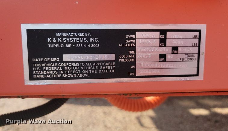 image for item LQ9095 K&K Systems  message board trailer