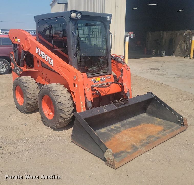 image for item LQ9110 2016 Kubota SSV75  skid steer loader