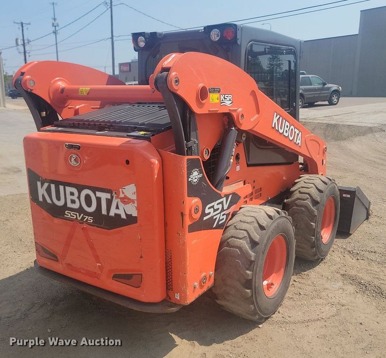 image for item LQ9110 2016 Kubota SSV75  skid steer loader