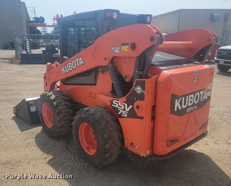 image for item LQ9110 2016 Kubota SSV75  skid steer loader