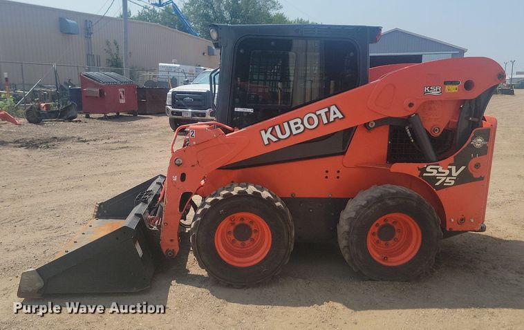 image for item LQ9110 2016 Kubota SSV75  skid steer loader