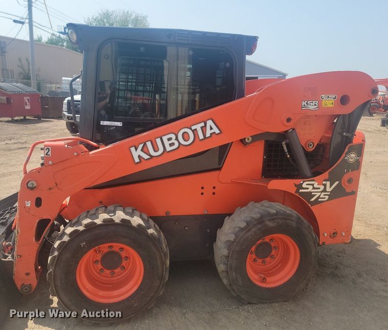 image for item LQ9110 2016 Kubota SSV75  skid steer loader