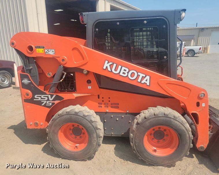 image for item LQ9110 2016 Kubota SSV75  skid steer loader