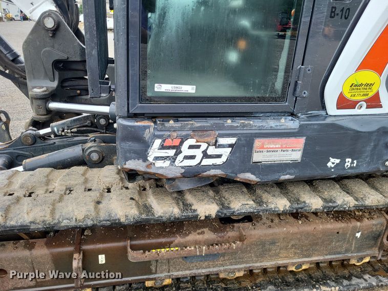 image for item LS9622 2018 Bobcat E85  mini excavator