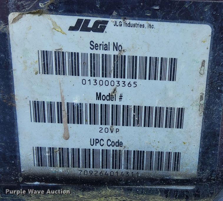 image for item LS9649 JLG 20VP  vertical lift