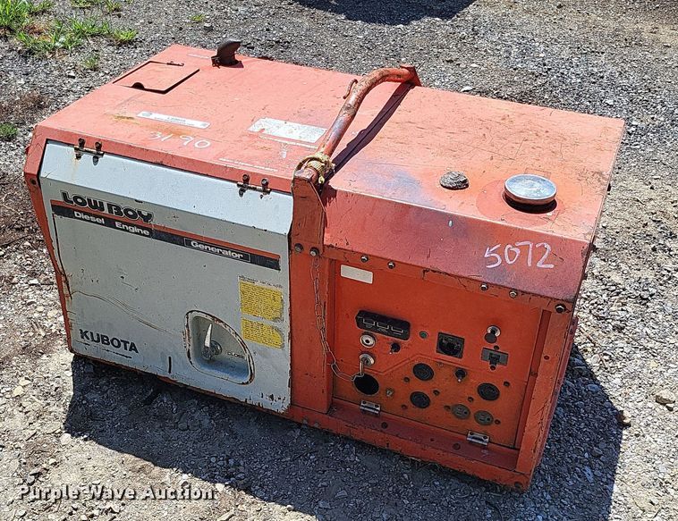 image for item LS9659 Kubota Lowboy GL6500S  generator