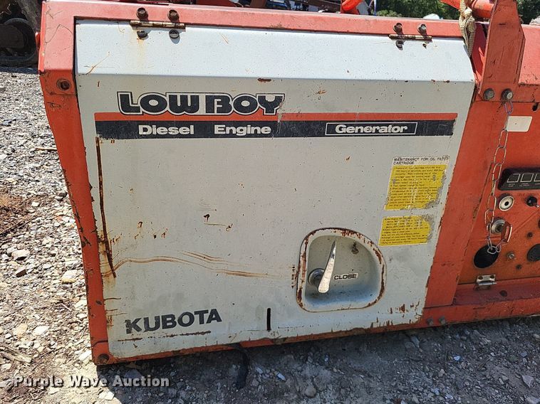 image for item LS9659 Kubota Lowboy GL6500S  generator