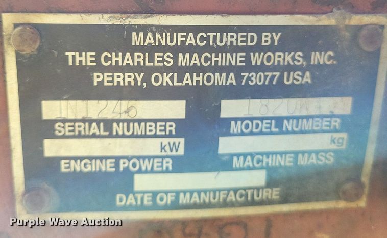 image for item LS9662 1996 Ditch Witch 1820K  trencher