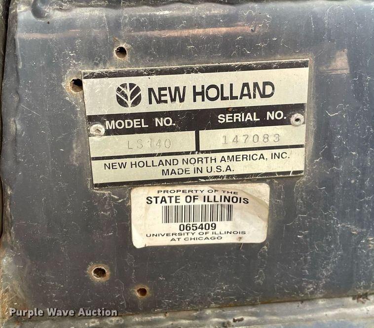 image for item LV9787 2001 New Holland LS140  skid steer loader