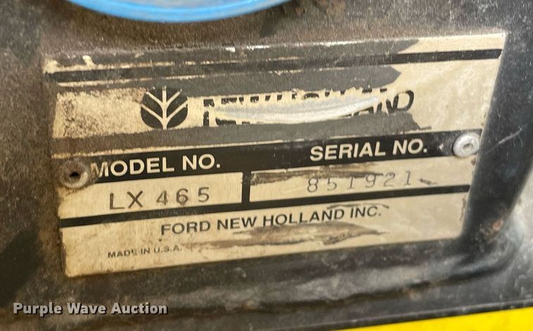 image for item LV9788 1994 New Holland LX465  skid steer loader