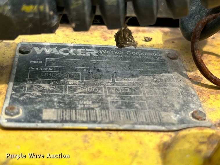 image for item MD9005 Wacker Neuson RT820  trench compactor