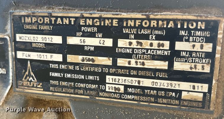 image for item MG9425 1999 Somero S-160  laser screed