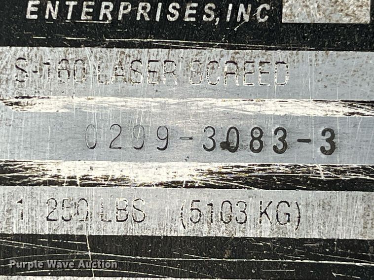 image for item MG9425 1999 Somero S-160  laser screed