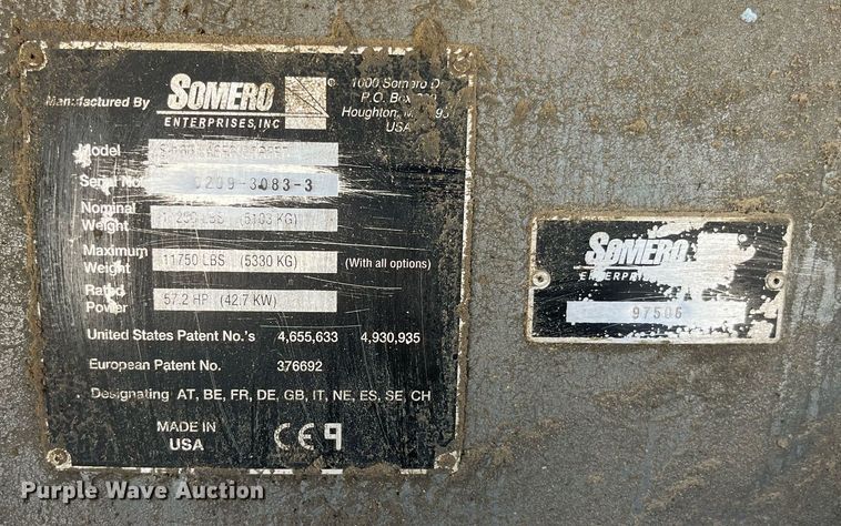 image for item MG9425 1999 Somero S-160  laser screed